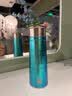 厚岸 纯钛保温杯商务水杯男女冬天保暖喝水泡茶杯子车载便携送礼物品 锦扇330ml 实拍图