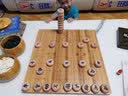 双元 围棋套装 361颗大号仿玉棋子实木围象棋盘五子棋带入门围棋书 楠竹低盖+仿玉棋子+2cm楠竹盘围象 实拍图