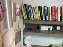 普派电脑桌台式家用书桌简约办公桌子学生学习桌升级加固书架一体桌 优惠：莫兰迪灰色120cm 【电脑椅套装】钢架升级 实拍图