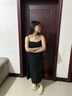 圣保美黑色吊带裙连衣裙夏季女装2025新款显瘦高级感气质赫本风裙子夏天 黑色 S 码 实拍图