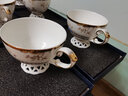 英格丽（INGRI）咖啡杯碟欧式骨瓷小奢华红茶咖啡具带勺北欧风咖啡杯 百鸟祈福-娜蓝色大壶 实拍图