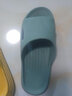 惠夫人拖鞋男室内夏季防滑软底洗澡家用情侣平跟女士家居家浴室凉拖鞋 【厚底/软】藏青 42-43 （适合41-42码穿） 实拍图