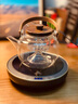 叁旬（sanxun） 耐高温煮茶壶煮茶器加厚玻璃烧水壶电陶炉家用大容量泡茶壶 竹把玻璃壶【锤纹款】 实拍图