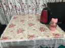 温恋 浪漫时尚小碎花桌布餐桌椅垫田园蕾丝方桌茶几布艺餐桌布椅垫 镜中花 桌布90*90cm含花边 实拍图