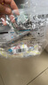 日本一次性保鲜膜套食品级剩饭菜保鲜罩膜盖套碗罩高透加厚PE 彩边保鲜膜套1袋100只 实拍图