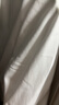 浪莎白衬衫短袖女夏季薄款宽松通勤职业蓝色衬衫女装气质正装白色衬衣 实拍图