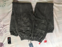 木子胜牛仔裤男新款潮牌宽松束脚工装休闲裤韩版潮流哈伦九分裤 灰色 2XL 实拍图