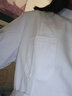 医缘医缘护士服大褂牙科口腔诊所医院学校幼儿园护理学院学生工作服 白色小圆领长袖 M 实拍图