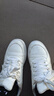 李宁板鞋男鞋子运动休闲鞋男小白鞋春秋季新款滑板鞋低帮透气运动鞋 白色 39 实拍图