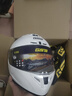 GSB摩托车头盔男女冬季防雾机车赛车大码3C全盔四季通用gsb361 珍珠白(配透明镜片) XL 适合57-58头围 实拍图