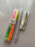 无印良品 MUJI 水性六角双头记号笔2色套装 8S63002 学生文具 2支装/荧光4色 实拍图