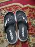 adidas COMFORT FLIP拖鞋人字拖男女阿迪达斯官方轻运动EG2069   黑色/白色(推荐选大一码)   39 实拍图