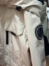 波司登（BOSIDENG）极寒90鹅绒羽绒服短款冬季男女款一手长大毛领保暖加厚外套 冰川绿4631 S 160/84A 实拍图