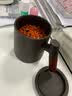 豪祥（HAOXIANG）豪祥紫砂茶杯茶水分离办公杯马克杯家用接待带盖过滤内胆喝泡茶杯 木手柄紫砂办公杯-如意-三件套 实拍图