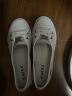 高蒂真皮浅口小白鞋女2024年新款薄款软底透气学生休闲鞋白色板鞋女 白色 35 实拍图