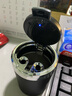 汽车烟灰缸车载 带LED灯带盖带灯夜光多功能创意车内车用烟灰缸专用烟灰缸个性耐高温彩灯装饰用品改装 福特翼虎锐界锐际福睿斯蒙迪欧新福克斯探险者领界翼博 黑色带车标款 实拍图
