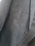 皮尔卡丹品牌男装秋冬新款毛呢西服男商务休闲单外套夹克男士小西装上衣潮 1号色 3XL 实拍图