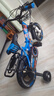 永久儿童自行车可折叠男女孩2-3-4-6-10岁脚踏车中小童宝宝童车 蓝 【避震一体轮＋加宽闪轮】可折叠 12寸 实拍图