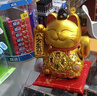 璞琪工坊招财猫摆件自动招手店铺开业收银前台新款电动摇手发财猫装饰礼物 11寸23厘米高 八方来财财神猫 实拍图