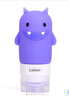 尚官出差旅行化妆品护肤品硅胶分装瓶套装 卡通小瓶小企鹅便携洗发乳液水乳沐浴液面霜挤压按压空瓶子收纳瓶 100ml 小黄鸭 实拍图