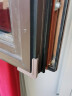 贝得力断桥铝窗户防撞角铝合金塑钢窗角门角硅胶护角直角钢化玻璃框包边 4个装木色（斜纹角） 实拍图