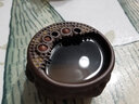 指间陶艺 精品宜兴紫砂品茗杯 名家莲蓬功夫茶杯主人杯纯全手工大号单杯子小口杯茶盏泡茶碗家用陶瓷套装 精品莲蓬口杯  大号 实拍图