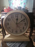 康巴丝（Compas） 座钟欧式复古钟表台式客厅摆件台钟创意卧室床头时钟大号石英钟 实拍图