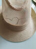 万宏达遮阳帽中老年帽子男夏天草帽礼帽凉帽休闲户外网眼帽老人爸爸 休闲浅卡其 L(58-60cm)可调节 实拍图