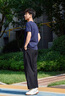 Calvin Klein Jeans夏季男女情侣中性年轻ck多色印花透气修身短袖T恤J320931 CHW-深邃蓝 XL （推荐160-175斤） 实拍图
