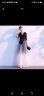 诺丽缇气质宴会晚礼服长款2024新款平时可穿主持人年会演出梦幻星空裙女 黑色长款 XL 实拍图