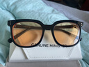 GENUINE MINISTERGM墨镜男女通用太阳镜可配变色防蓝光近视眼镜浪漫送礼情人节礼物 茶黄色近视太阳镜【0~500度】 实拍图