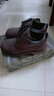 易佰达男鞋2025秋冬真皮皮鞋男士休闲鞋子男款百搭马丁鞋男防滑工作鞋潮 棕色JWS03-T052 39 实拍图