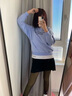 莫代尔黑丝光腿神器女秋冬加绒加厚黑透肤空姐灰一体打底袜外穿打底裤女 灰透肤（连袜装） 1条 80克不加绒【80-140斤】 实拍图