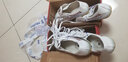 双星八特牛筋底加厚田径鞋足球慢跑散步武术散打鞋学生体育考试鞋耐磨防滑 加厚田径白 39 （运动鞋穿40） 实拍图