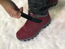 欧瓦特老人鞋女妈妈棉鞋冬季加绒保暖中老年防滑运动鞋加厚老北京布鞋子 8805枣红【女款】旗舰官方正品 37 实拍图