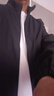 真维斯（JEANSWEST）外套男春秋季新款夹克男士立领修身休闲潮流简约男装百搭冬季衣服 黑色+包邮退换 2XL （推荐150-165斤） 实拍图