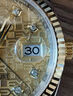 【二手99新】劳力士（ROLEX）男表日志16233机械表后针盘后镶钻/狗牙二手腕表男士手表 【36mm】金盘-大钻 实拍图