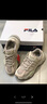 FILA斐乐女鞋休闲鞋鱼刺二代老爹鞋运动鞋增高厚底慢跑鞋SOFIA Ⅱ 白沙/银灰色-WS 37.5 实拍图