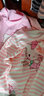 Hello Kitty女童内衣套装棉儿童秋衣套装秋冬秋衣秋裤家居服睡衣裤秋装 【春秋F款】粉白条纹 55502 140 适合135-145cm 实拍图