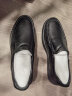 骆驼（CAMEL）男鞋商务休闲低帮套脚办公爸爸皮鞋 G13A209177R 黑色，加绒 38 实拍图