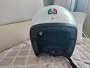 AGV X70头盔摩托车机车复古男女骑行3/4盔四季通用电动车安全帽 MINO 73 WHITE/RED L（适合58-59头围） 实拍图