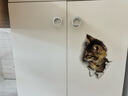 吉朵芸 3D立体视觉可爱小猫贴画卧室床头墙贴寝室宿舍随心帖衣柜冰箱贴装饰贴纸可移除墙纸墙纸壁画 奥西猫3只 实拍图