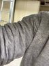 蒂卡登（DIKADENG） 卫衣男春秋季潮牌宽松套头衣服秋装ins潮流港风圆领加绒无帽外套 浅灰色加绒 L（建议110斤-130斤）  实拍图