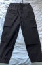 GXG男装 商场同款夏日海风系列黑色工装休闲裤 2022年夏季新款 黑色 175/L 实拍图