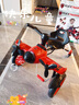 Rollplay如雷儿童脚踏漂移车折叠小飞机三轮自行车男女孩生日礼物玩具 2028折叠飞机车 红色 实拍图