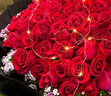 来一客情人节鲜花速递99朵红玫瑰花束生日礼物表白求婚全国同城配送 52朵红玫瑰典雅款 实拍图