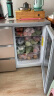 尊贵（ZUNGUI）210升卧式冰箱家用抽屉柜式小型双门橱柜嵌入式矮电冰箱 BCD-210CV 荷韵金 实拍图