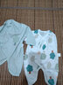 童泰新生儿婴儿衣服宝宝家居连体衣纯棉哈衣2件装0-6月夏装薄款 绿色 52cm 实拍图