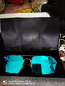 川藏行近视太阳镜男女款有度数开车驾驶时尚飞行员定制配眼镜片偏光墨镜 偏光片定制（下单请联系客服确认度数） 银框 实拍图