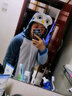 梦舒纷卡通动物连体恐龙睡衣女秋天学生情侣加厚冬季可爱男成人珊瑚绒 猫头鹰 L号 身高169-178 实拍图
